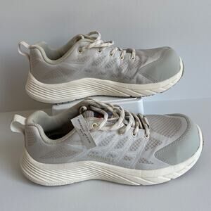 Merrell Womens Moab Flight Size 7.5 Gray Carbon Fiber Toe Safety Work‎ Shoes New